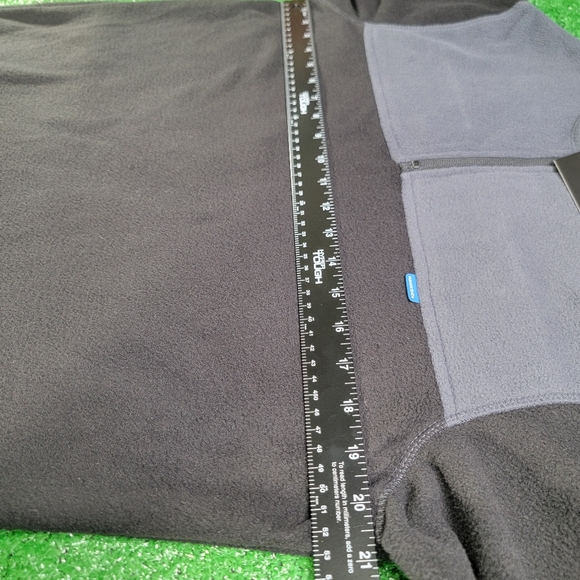 Hawk & Co 1/4 Zip Fleece Pullover Jacket Men's Size Small Black Grey New w/Tags - Picture 9 of 10